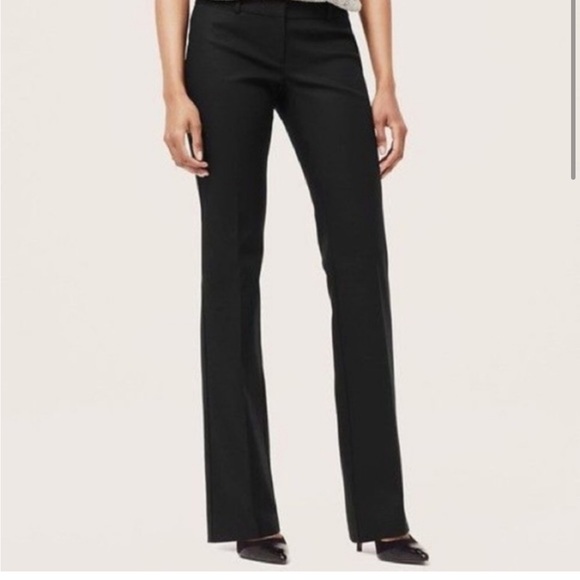 LOFT Pants - LOFT Julie bootcut black pants with stretch